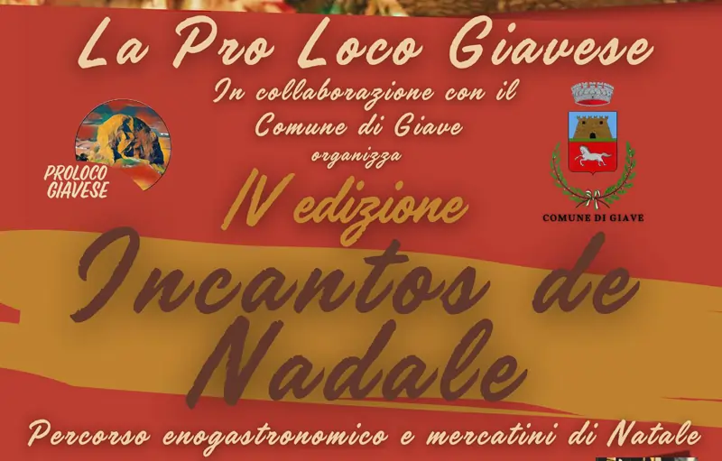 Incantos de Nadale a Giave: scopri il programma completo di sabato 7 dicembre 2024!
