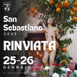 Festa San Sebastiano Sestu 2025, manifesto con date, programma e orari dopo il rinvio
