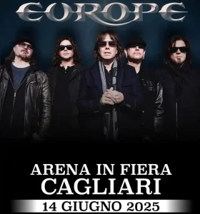 Concerto Europe a Cagliari 2025, data e biglietti
