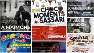 Eventi, sagre e sfilate di carnevale del 14, 15 e 16 febbraio 2025 in Sardegna. Programma.