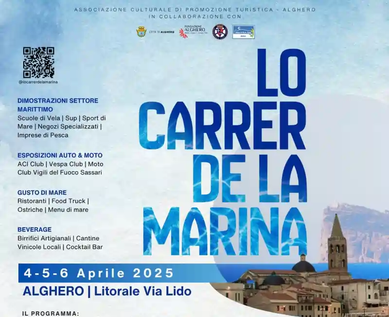 Lo carrer de la Marina Alghero 2025, Manifesto con date, programma e orari | Sardegna in blog