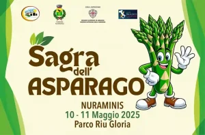 Sagra asparago Nuraminis 2025: manifesto con date, programma e orari | Sardegna in blog