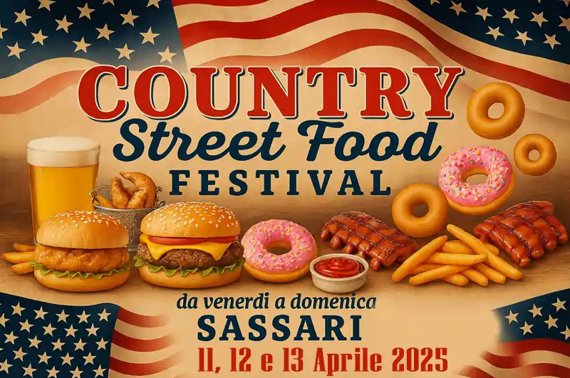 Country street food 2025 a Sassari, manifesto con date, orari, programma e menù | Sardegna in blog