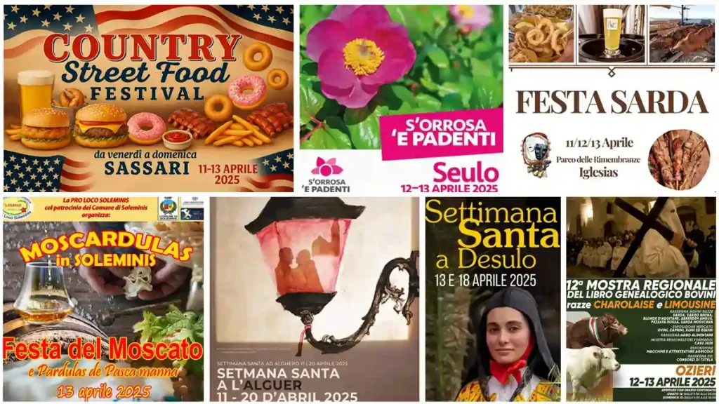 Eventi e sagre del 12 e 13 aprile 2025 in Sardegna | Sardegna in blog