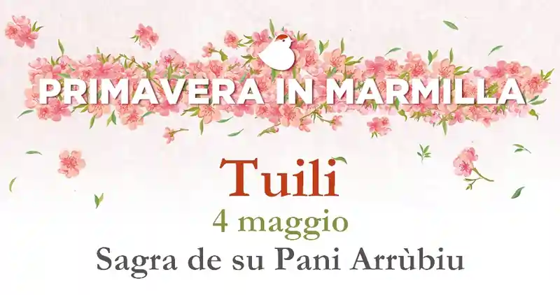 Sagra de su pani arrubiu Tuili 2025, manifesto con data, programma e orari eventi | Sardegna in blog