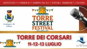 Torre Street Festival 2025, manifesto con date, programma e orari eventi | Sardegna in blog