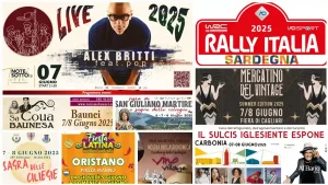 Eventi e sagre del 6, 7 e 8 giugno 2025 in Sardegna, programmi | Sardegna in blog
