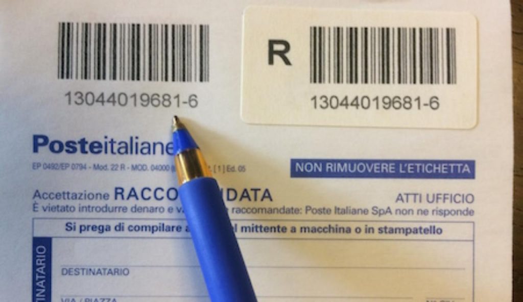 Attenzione alle raccomandate con il numero 6