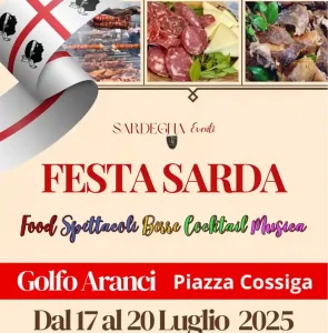 Festa Sarda Golfo Aranci 2025, manifesto con date, programma e orari degli eventi | Sardegna in blog