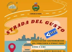 Strada del gusto padru 2025, manifesto con data, programma e orari | Sardegna in blog