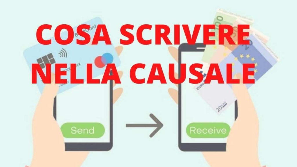 Attenzione a cosa si scrive nella causale di un bonifico