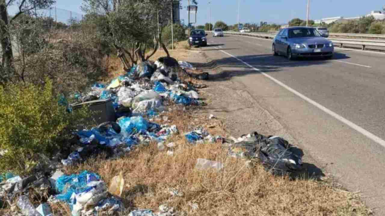 Sardegna, maxi multe e possibile arresto | Stretta contro gli incivili dei rifiuti in cunetta