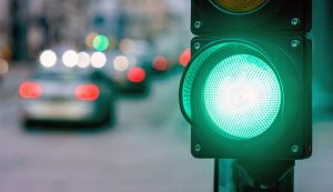 Attenzione al semaforo verde