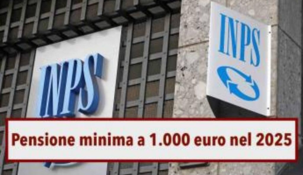 La pensione minima arriverà a 1000 euro
