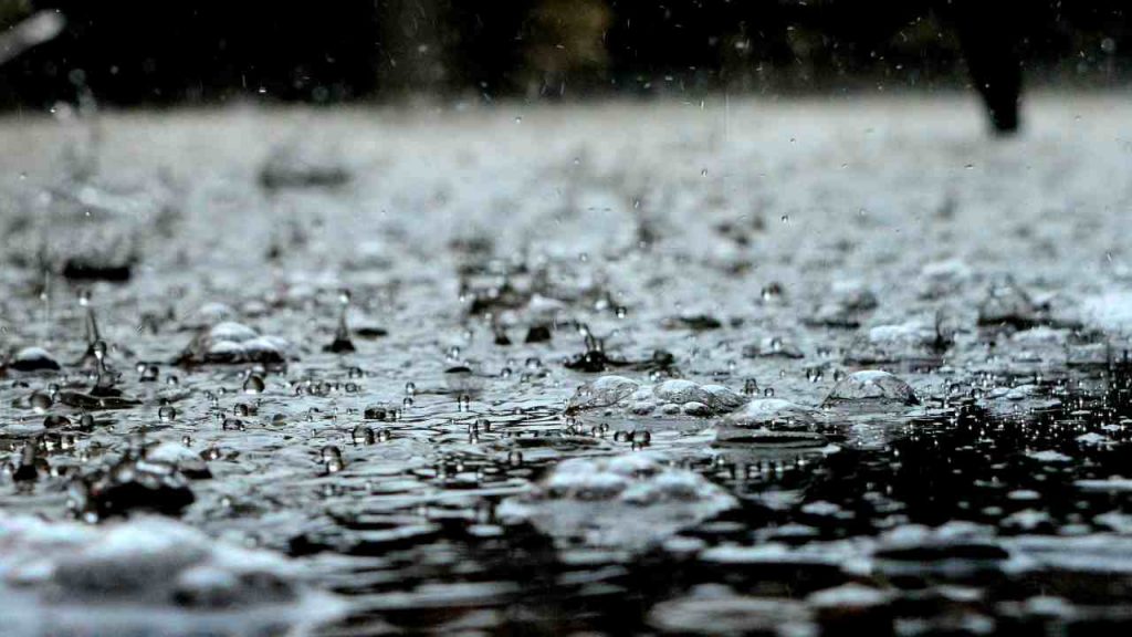 Precipitazioni sparse in tutta l'isola