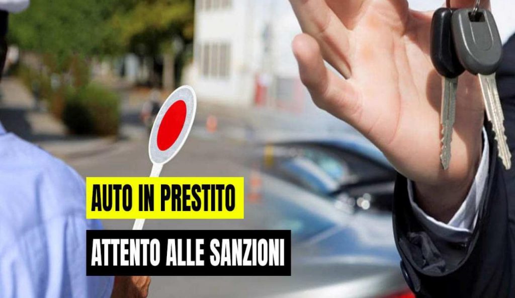Stop alle auto in prestito