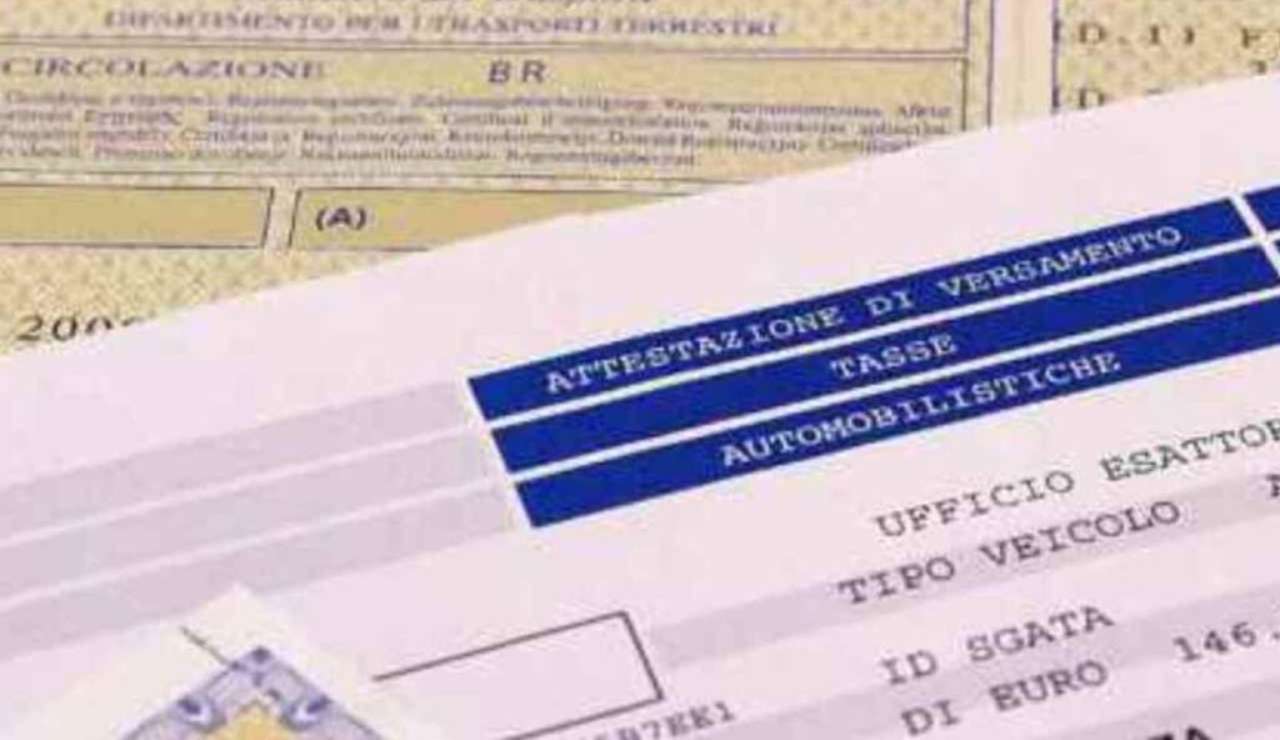 Attenzione al bollo auto