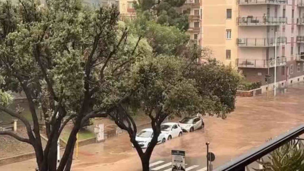 Strade allagate in 15 minuti