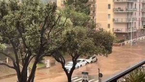 Strade allagate in 15 minuti