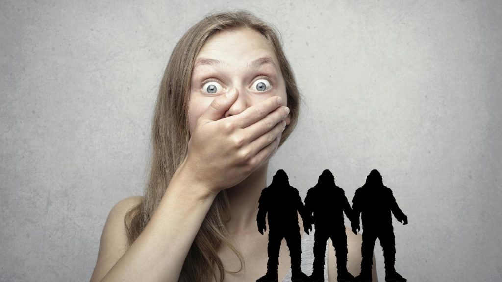 Ragazza terrorizzata