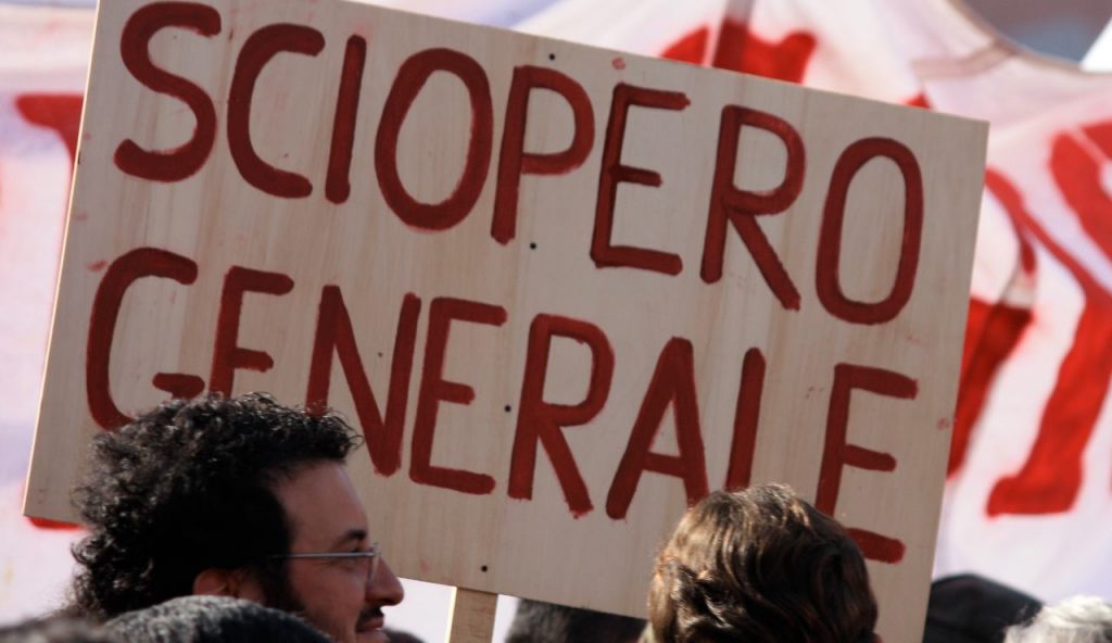 Sciopero generale nelle scuole di tutta Italia