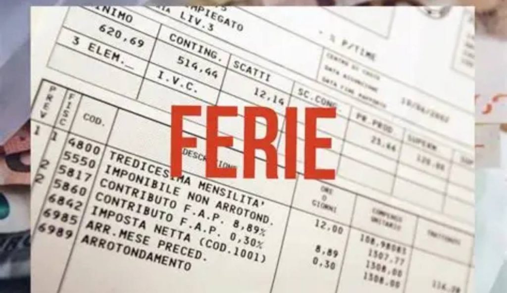 È scattato il divieto di prendersi le ferie